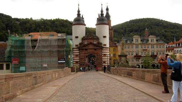view of the gate at the end of the old bridge (altbrücke)